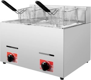 Double Tank Gas Deep Fryer