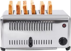 6-Slice Commercial Pop Up Toaster