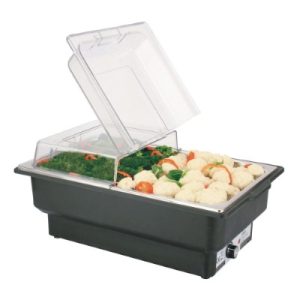 Electric Chafers with Polycarbonate Flip Top Cover