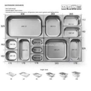 Stainless Steel GN Pans