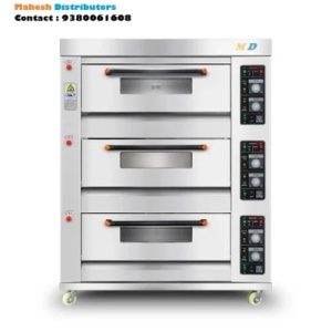3 Deck 6 Tray Gas Baking Oven