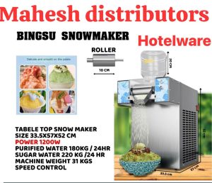 Korean Bingsu Snow Ice Cream Machine