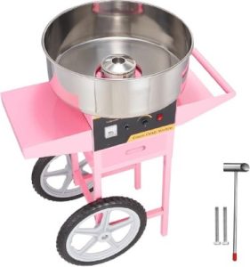 Cotton Candy Floss Machines With Cart