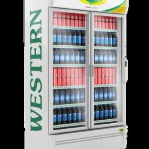 SRC 1005 GL Western Double Door Visi Cooler